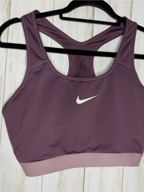 Nike Dri-FIT Dusty Mauve Pink Sports Bra Women's. XL